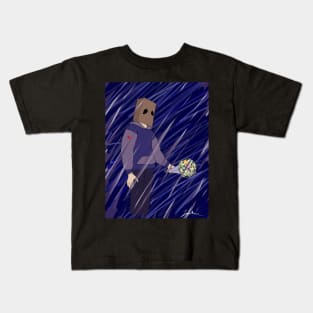 Paper Bag Boy Kids T-Shirt